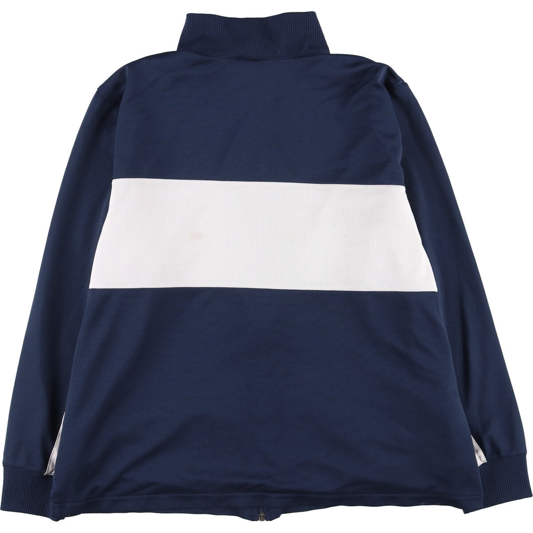 2000'S Adidas Jersey Track Jacket, Women's XL polyester navy blue type Vintage Second Hand