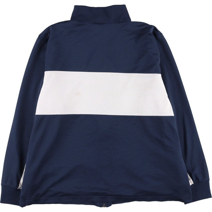 2000'S Adidas Jersey Track Jacket, Women's XL polyester navy blue type Vintage Second Hand
