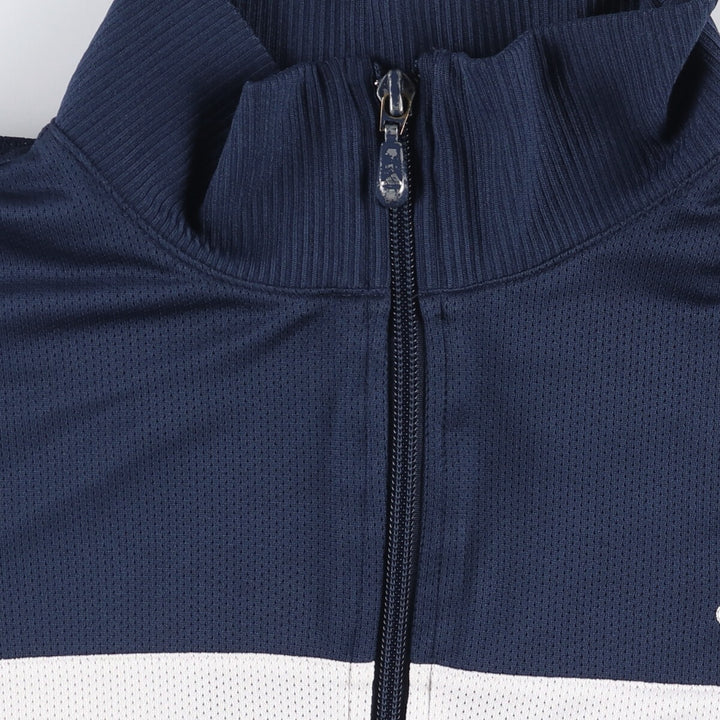 2000'S Adidas Jersey Track Jacket, Women's XL polyester navy blue type Vintage Second Hand