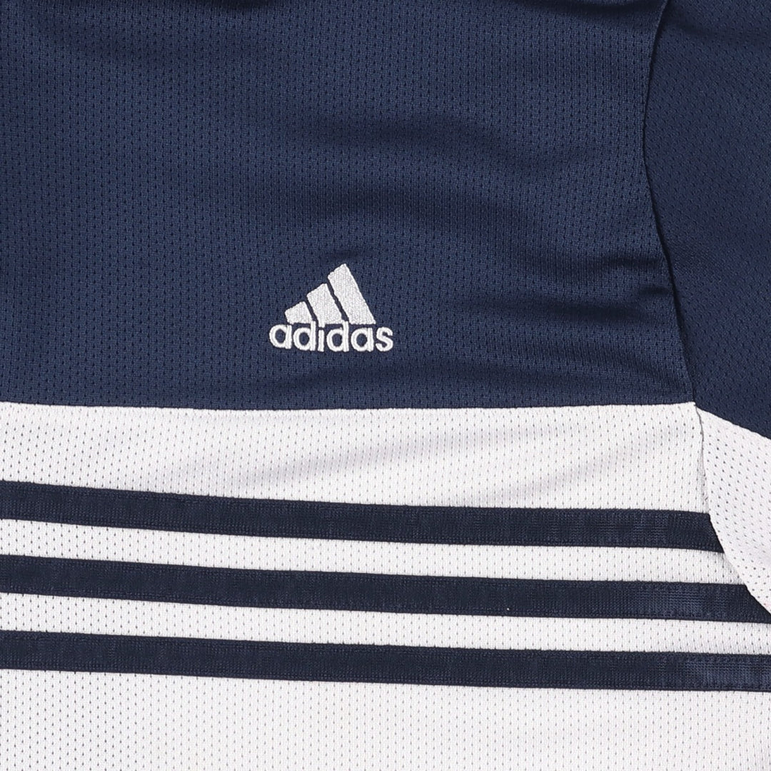 2000'S Adidas Jersey Track Jacket, Women's XL polyester navy blue type Vintage Second Hand