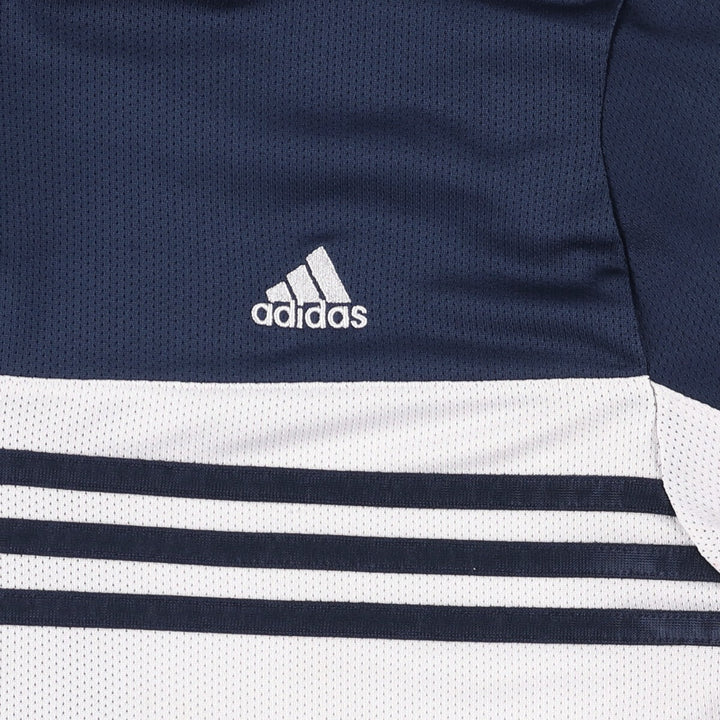 2000'S Adidas Jersey Track Jacket, Women's XL polyester navy blue type Vintage Second Hand