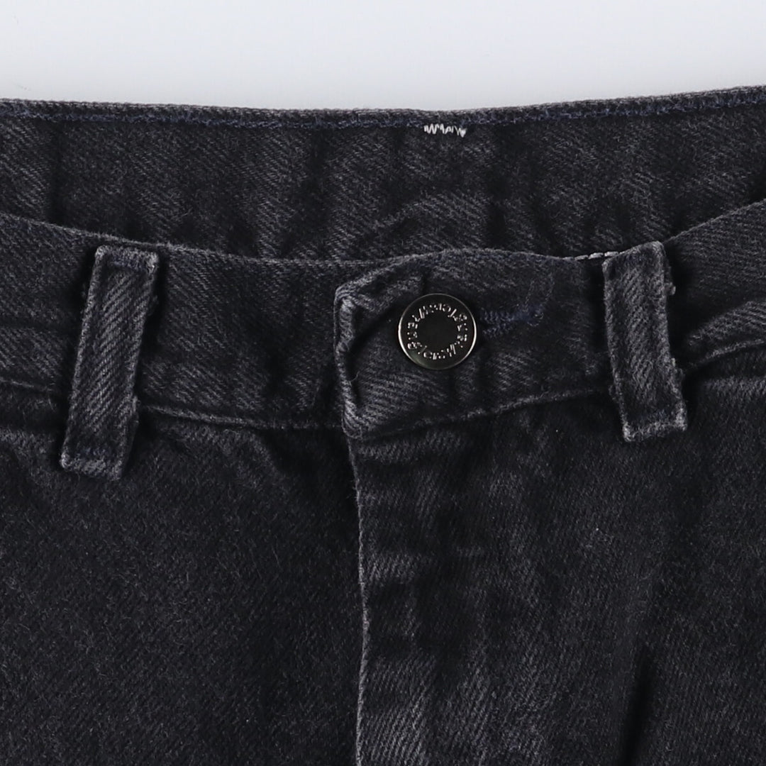 Wrangler Black Denim Shorts, Shorts, Men's, W37 cotton black type Vintage Second Hand