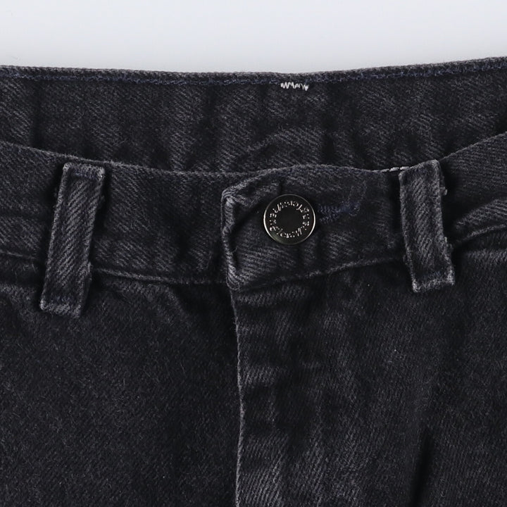 Wrangler Black Denim Shorts, Shorts, Men's, W37 cotton black type Vintage Second Hand