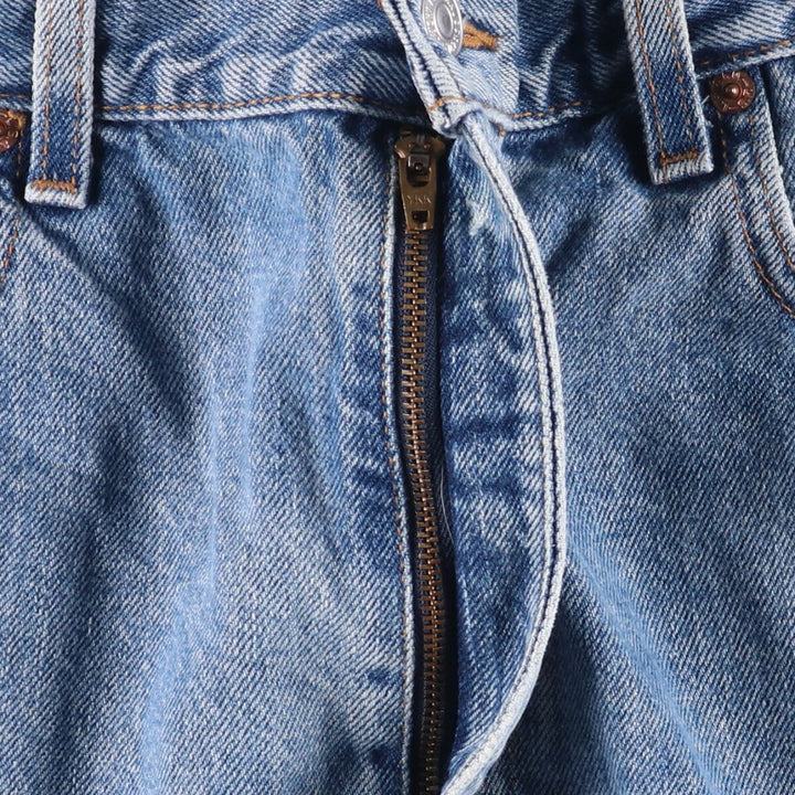00'S Levi's 550 Relaxed Fit Denim Shorts for Men, Size W37 cotton blue type Vintage Second Hand