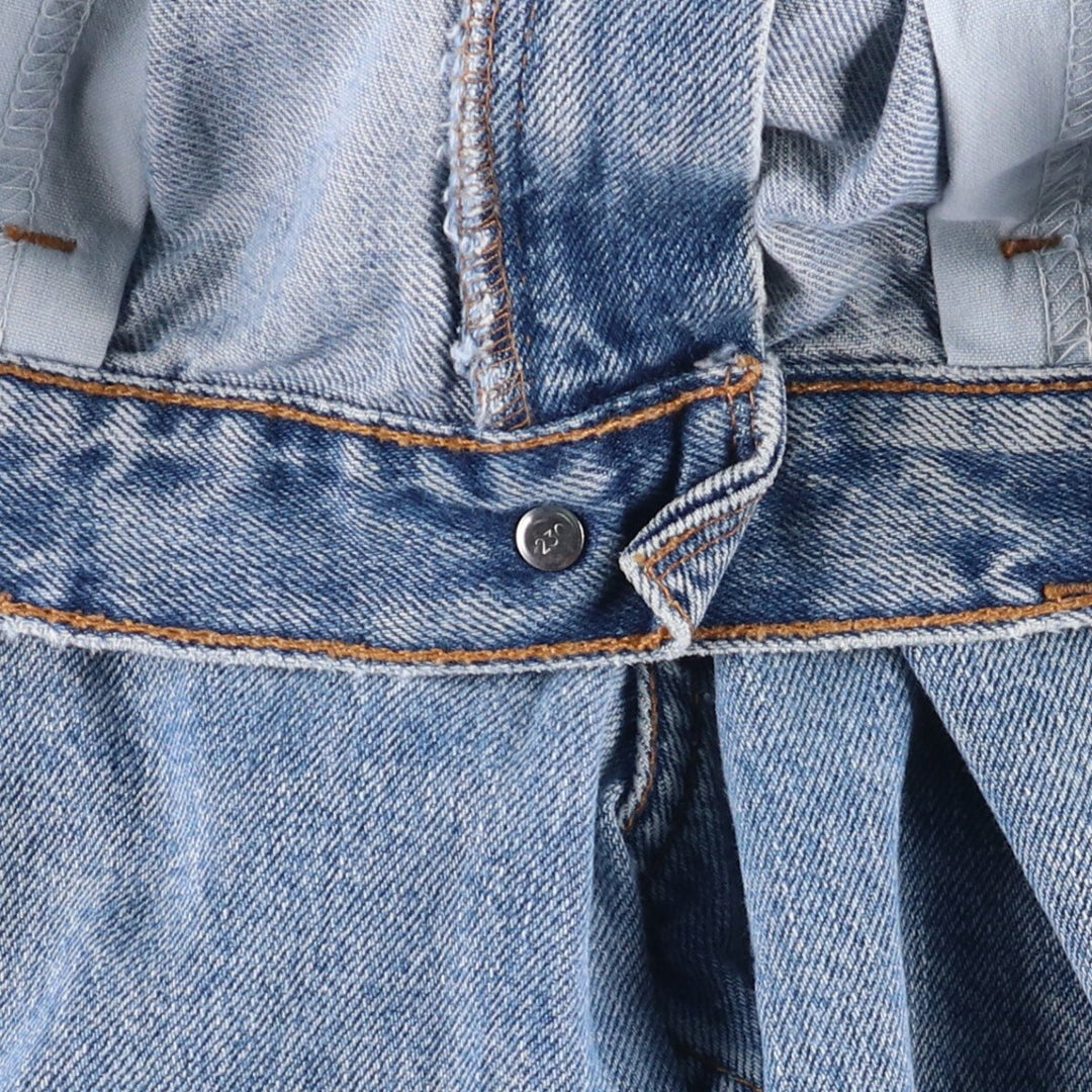 00'S Levi's 550 Relaxed Fit Denim Shorts for Men, Size W37 cotton blue type Vintage Second Hand