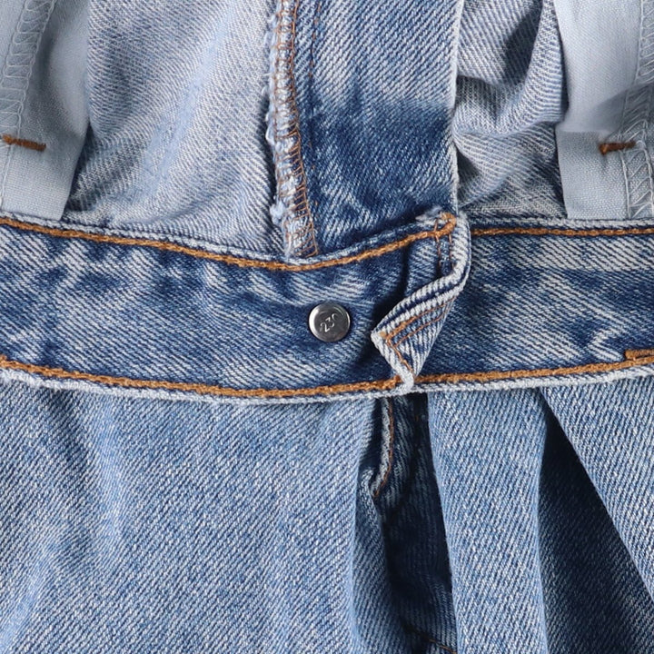 00'S Levi's 550 Relaxed Fit Denim Shorts for Men, Size W37 cotton blue type Vintage Second Hand
