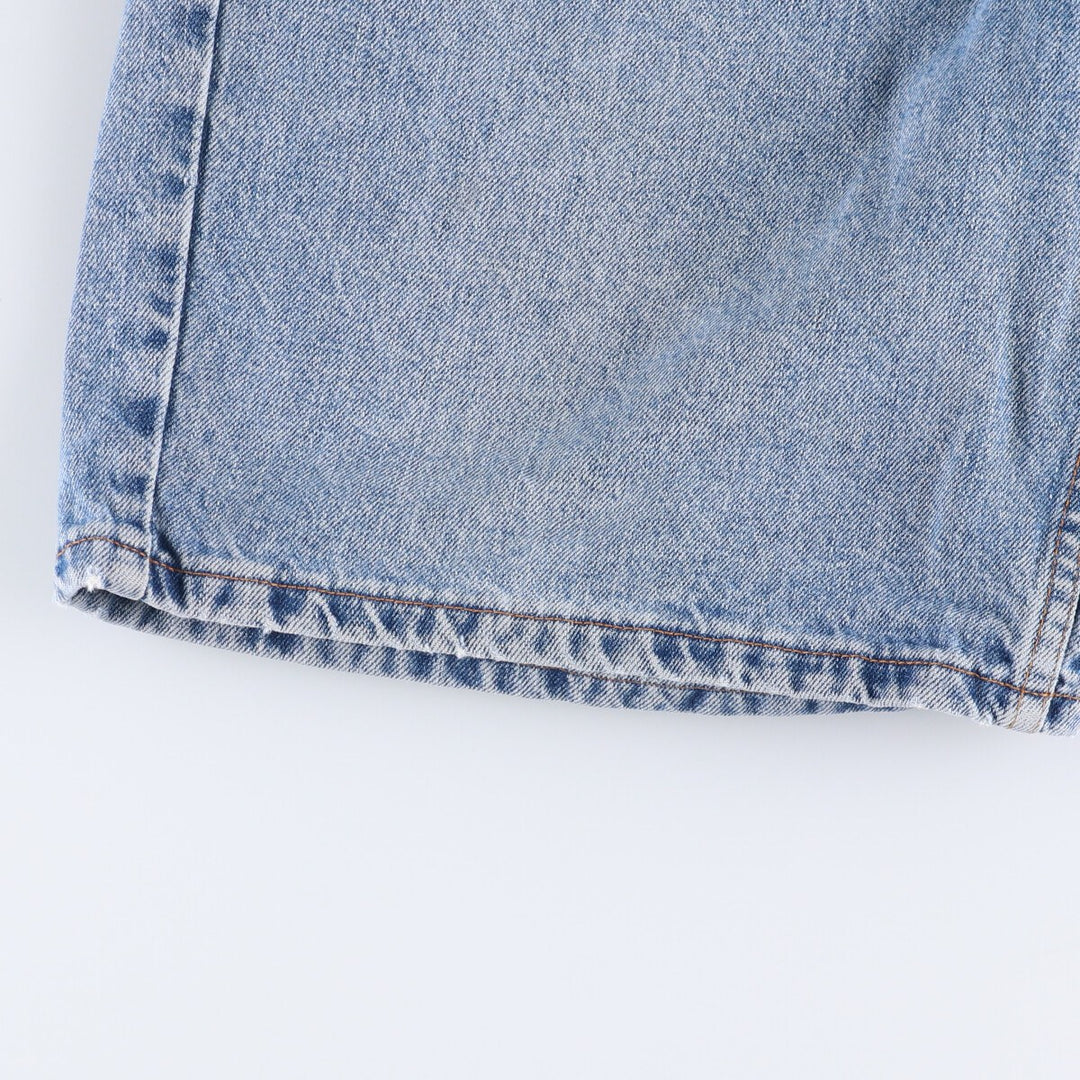 00'S Levi's 550 Relaxed Fit Denim Shorts for Men, Size W37 cotton blue type Vintage Second Hand