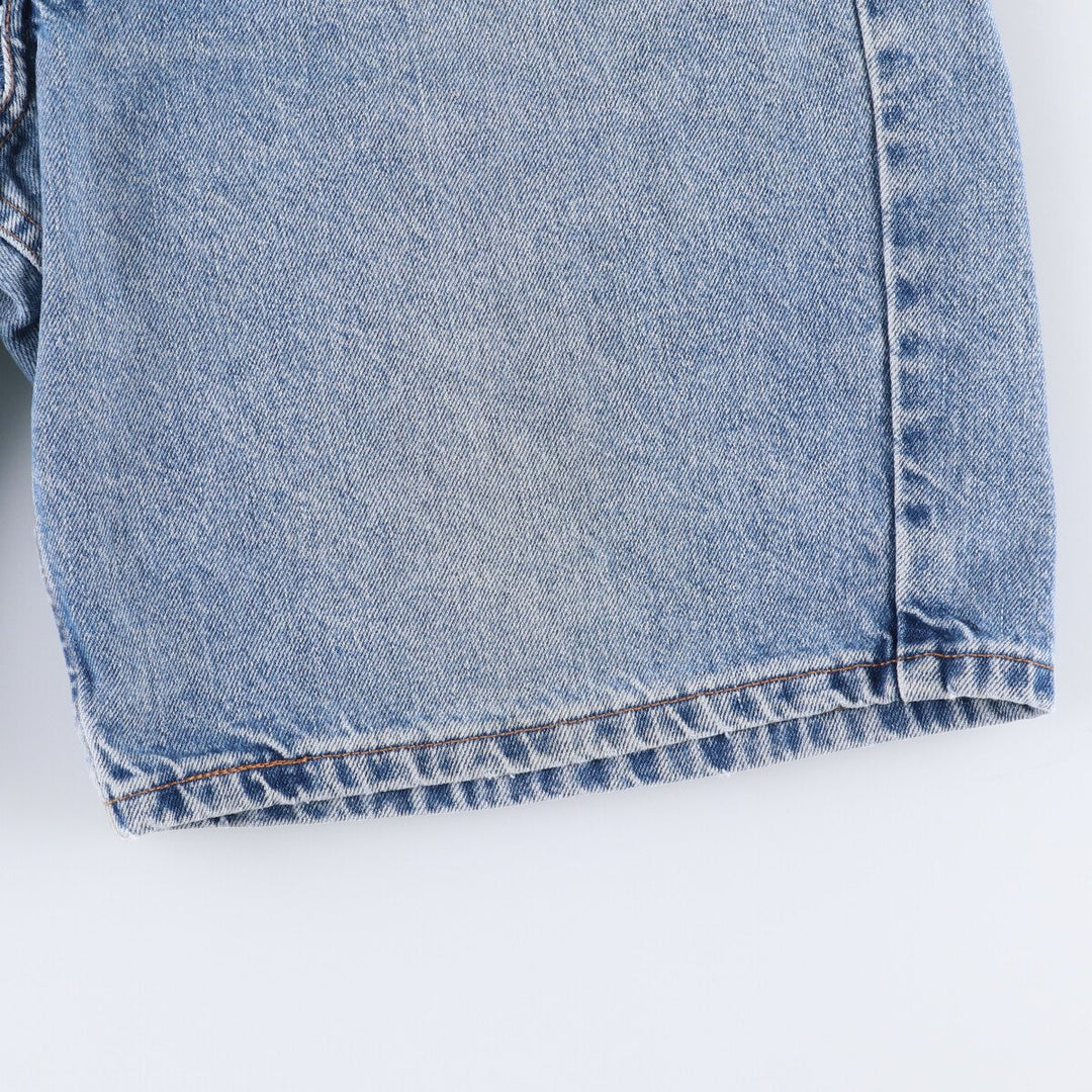 00'S Levi's 550 Relaxed Fit Denim Shorts for Men, Size W37 cotton blue type Vintage Second Hand