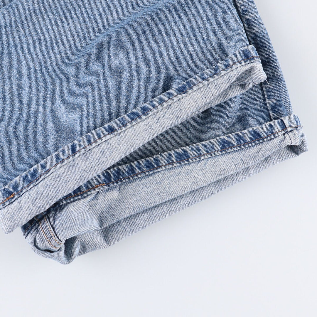 00'S Levi's 550 Relaxed Fit Denim Shorts for Men, Size W37 cotton blue type Vintage Second Hand