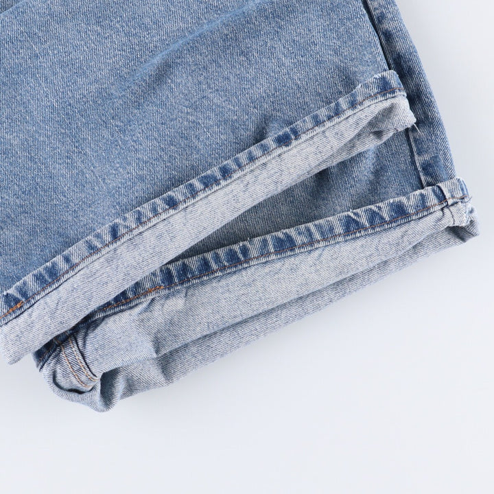 00'S Levi's 550 Relaxed Fit Denim Shorts for Men, Size W37 cotton blue type Vintage Second Hand