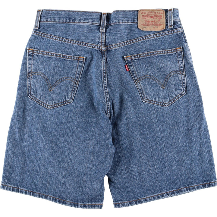 Levi's 550 Relaxed Fit Denim Shorts, Men's Size W34 cotton blue type Vintage Second Hand