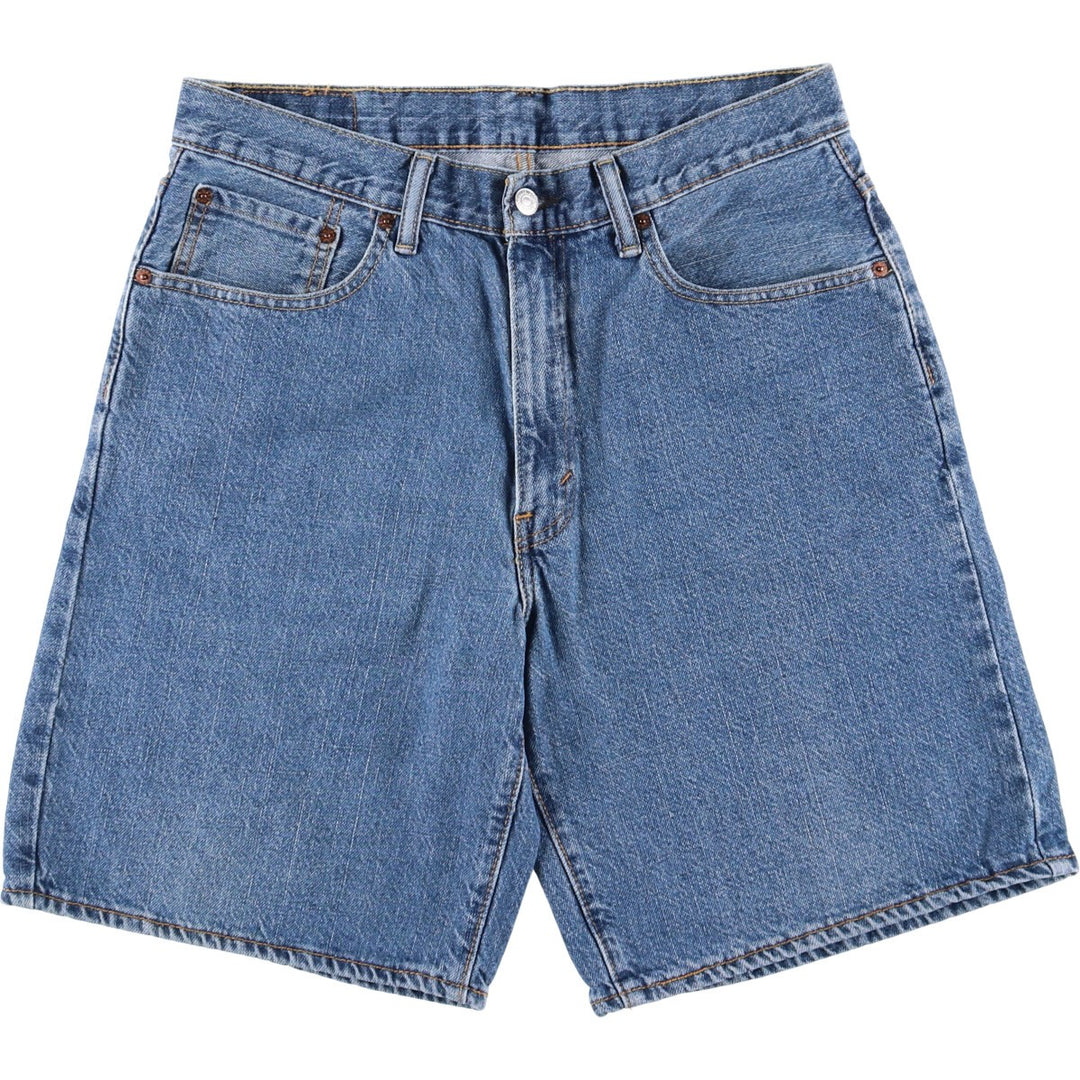Levi's 550 denim shorts, short pants for men, size W35 cotton blue type Vintage Second Hand