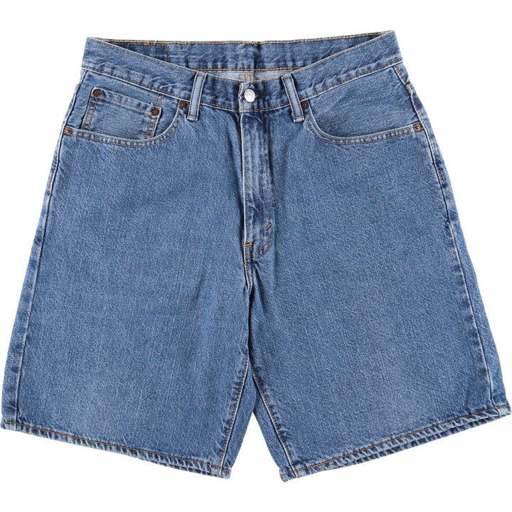 Levi's 550 denim shorts, short pants for men, size W35 cotton blue type Vintage Second Hand