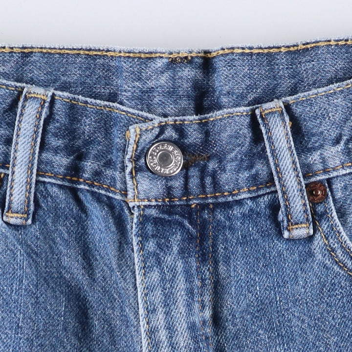 Levi's 550 denim shorts, short pants for men, size W35 cotton blue type Vintage Second Hand