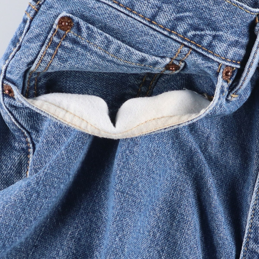 Levi's 550 denim shorts, short pants for men, size W35 cotton blue type Vintage Second Hand
