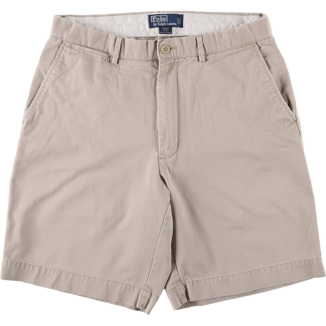 Ralph Lauren POLO by Ralph Lauren Chino Shorts Shorts Men's W34 equivalent cotton Beige type Vintage Second Hand