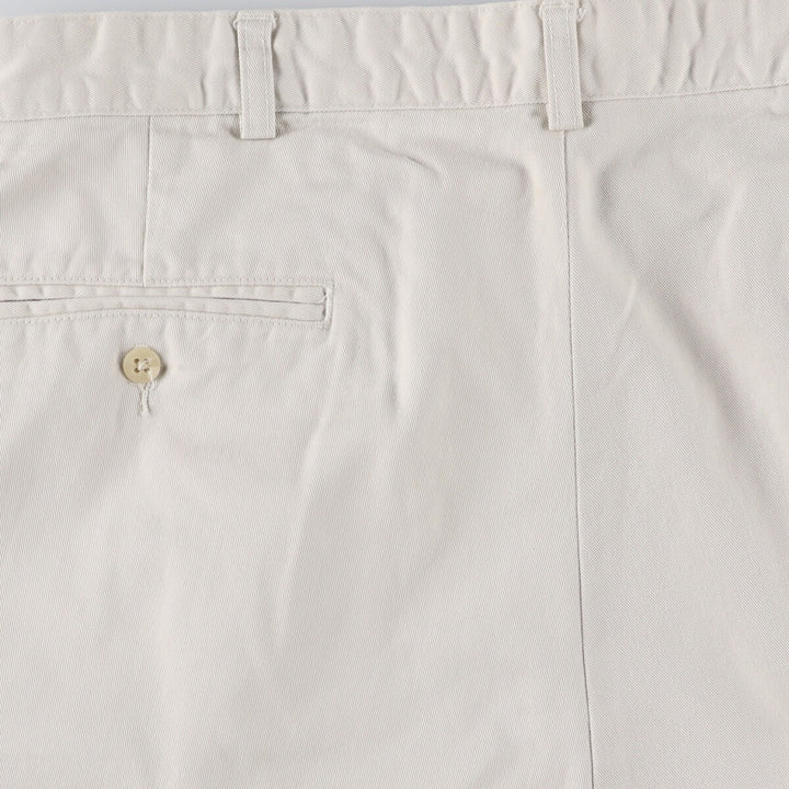 Ralph Lauren POLO RALPH LAUREN Two-pleat Chino Shorts Shorts Men's W35 equivalent cotton ivory Vintage Second Hand