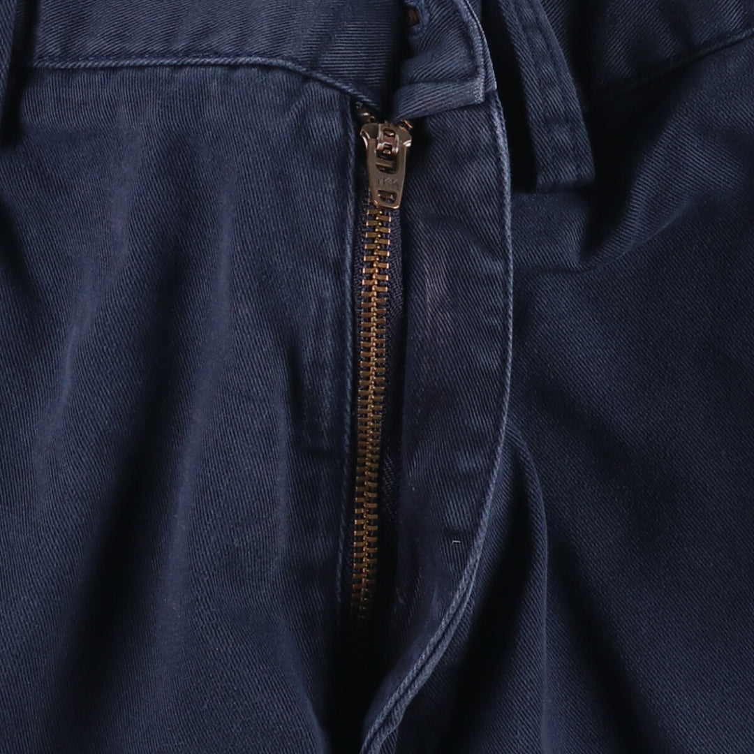 Ralph Lauren POLO RALPH LAUREN CLASSIC FIT Chino Shorts, Men's, Size W34 cotton navy blue type Vintage Second Hand