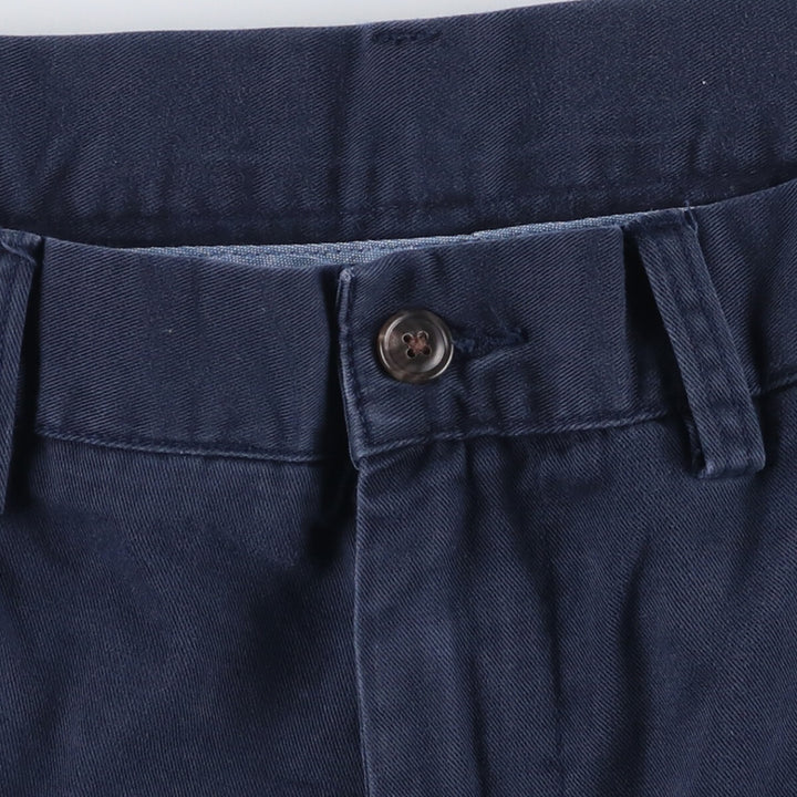 Ralph Lauren POLO RALPH LAUREN CLASSIC FIT Chino Shorts, Men's, Size W34 cotton navy blue type Vintage Second Hand