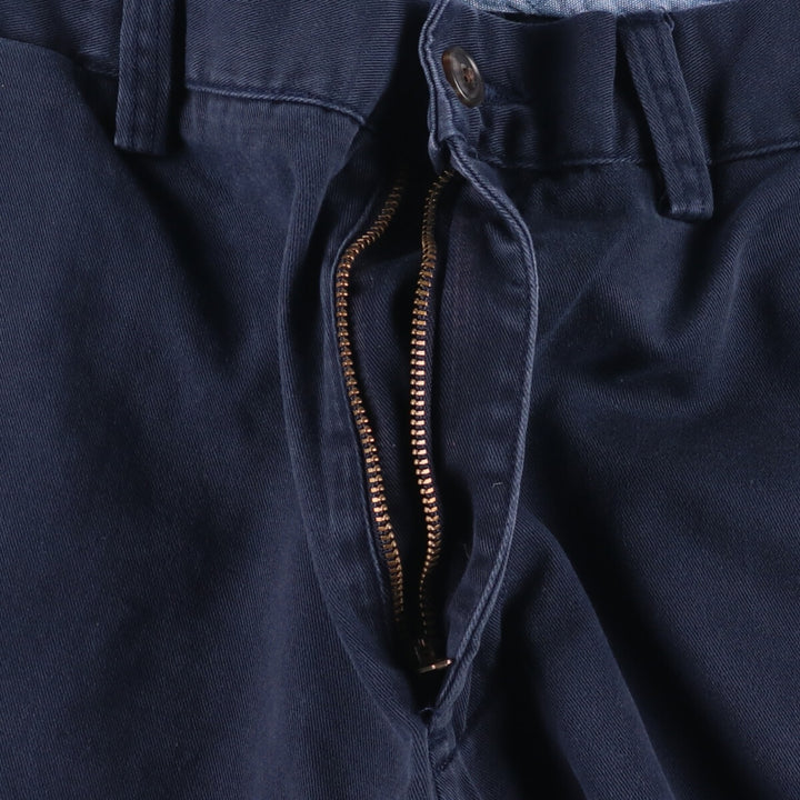 Ralph Lauren POLO RALPH LAUREN CLASSIC FIT Chino Shorts, Men's, Size W34 cotton navy blue type Vintage Second Hand