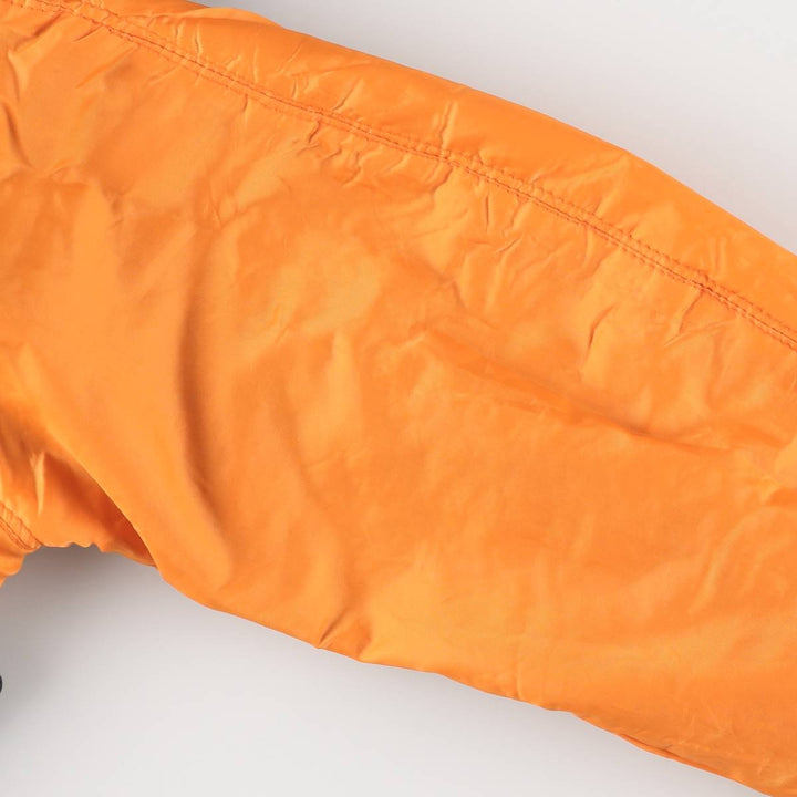 Fashion Park MA-1 Style Padded Military Flight Jacket, Men's Size L Nylon navy blue type Vintage Second Hand