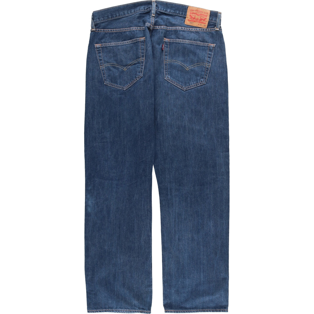 Levi's 501 Euro Model Straight Denim Pants, Men's, Size W37 cotton blue type Vintage Second Hand