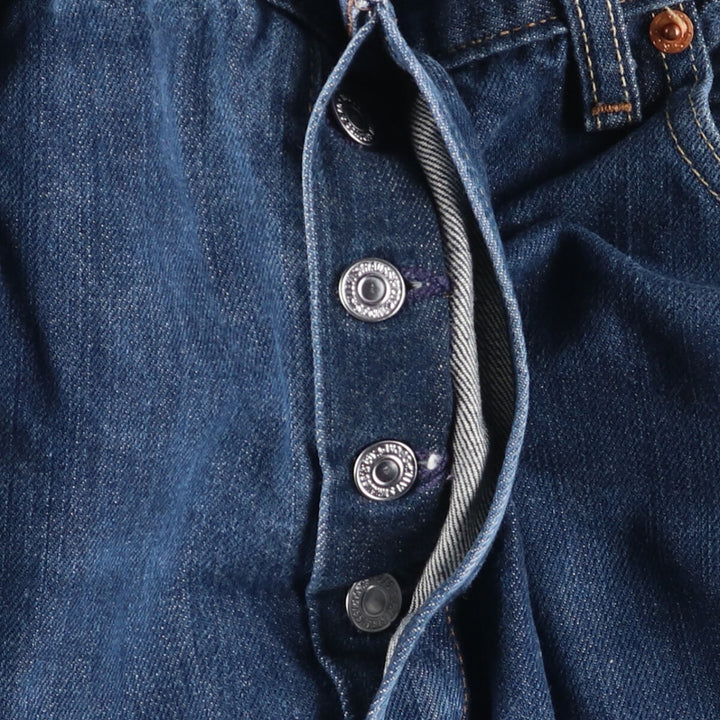 Levi's 501 Euro Model Straight Denim Pants, Men's, Size W37 cotton blue type Vintage Second Hand