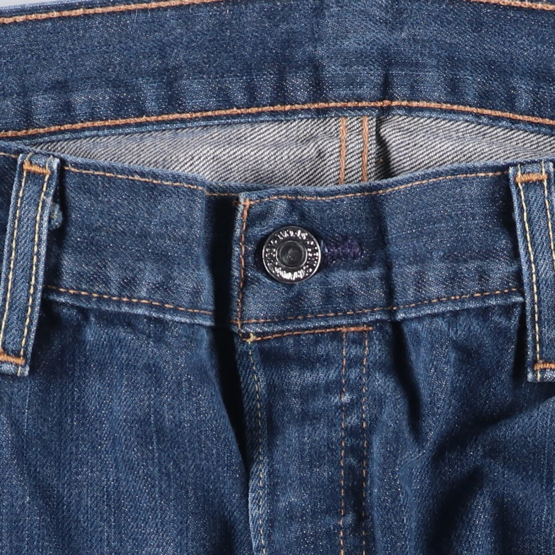 Levi's 501 Euro Model Straight Denim Pants, Men's, Size W37 cotton blue type Vintage Second Hand