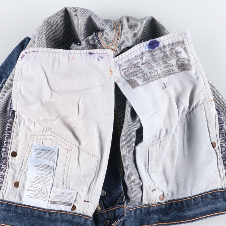 Levi's 501 Euro Model Straight Denim Pants, Men's, Size W37 cotton blue type Vintage Second Hand