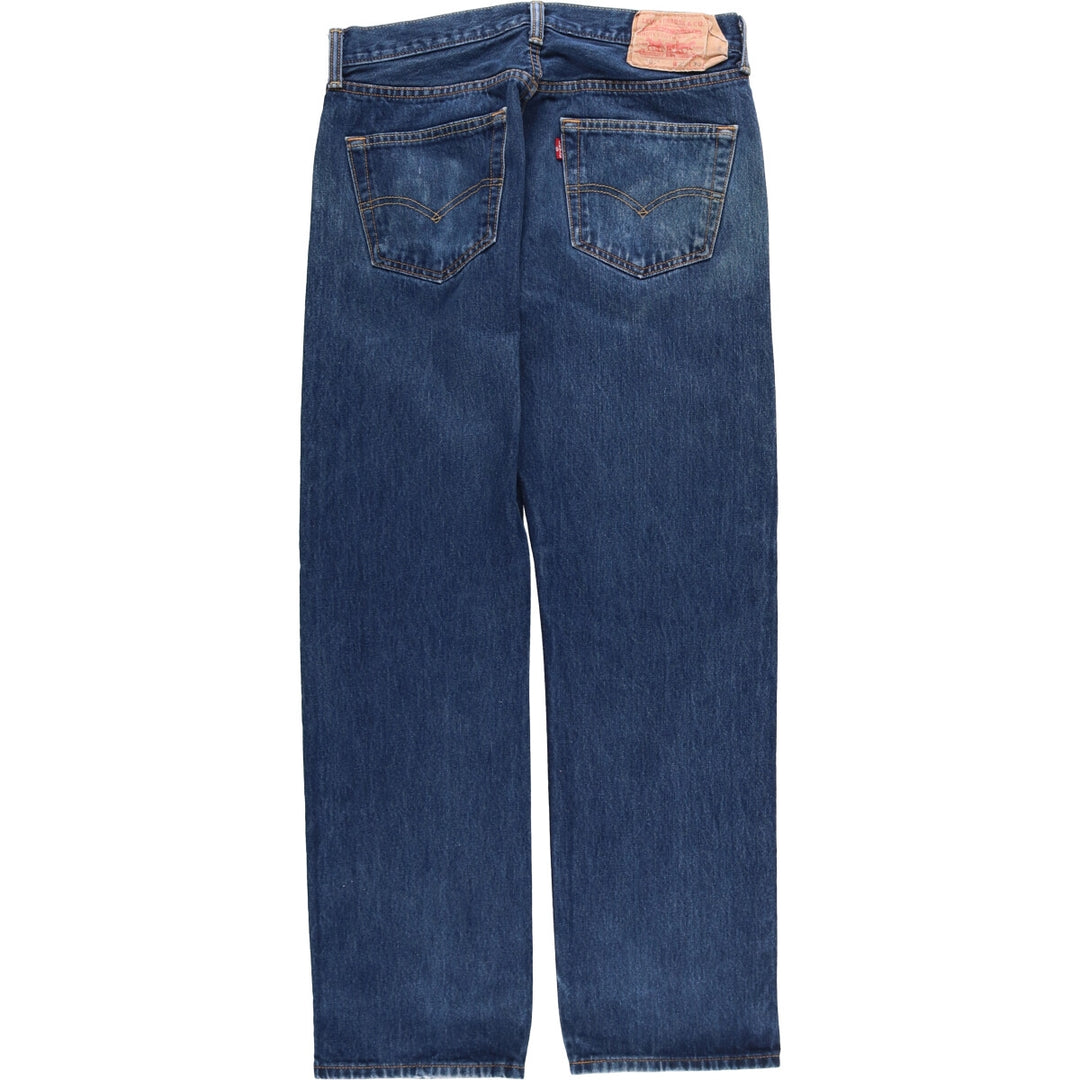 Levi's 501 straight denim pants for men, size W33 cotton blue type Vintage Second Hand