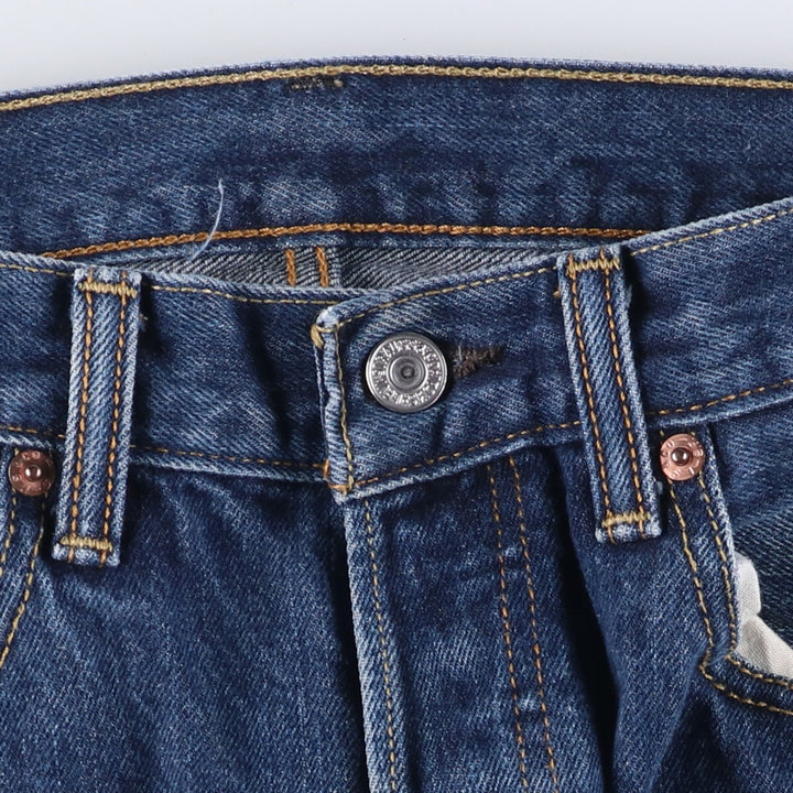 Levi's 501 straight denim pants for men, size W33 cotton blue type Vintage Second Hand