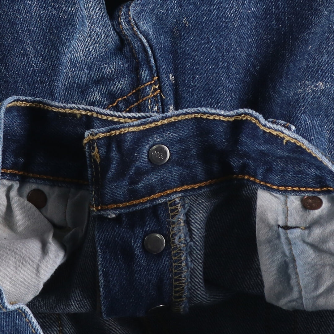Levi's 501 straight denim pants for men, size W33 cotton blue type Vintage Second Hand