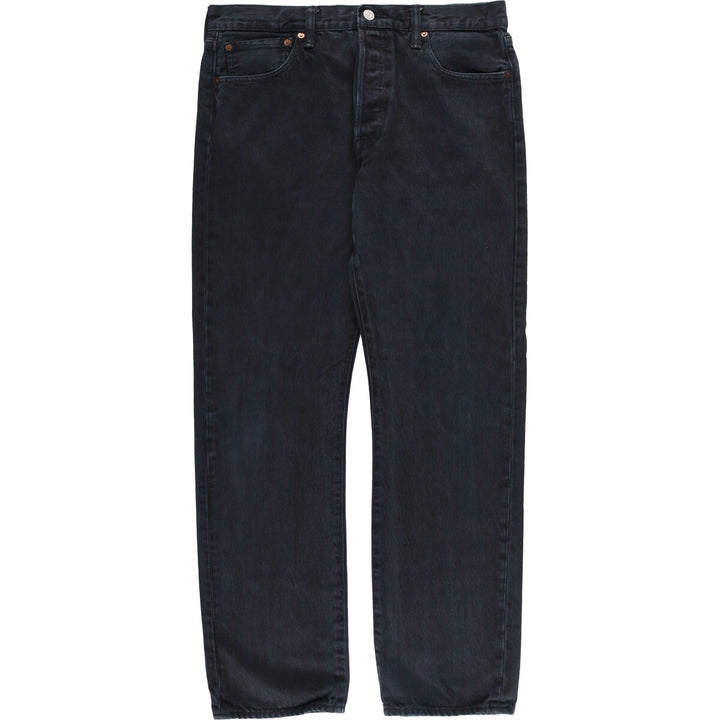 Levi's 501 Black Denim Straight Denim Pants Men's W36 cotton black type Vintage Second Hand