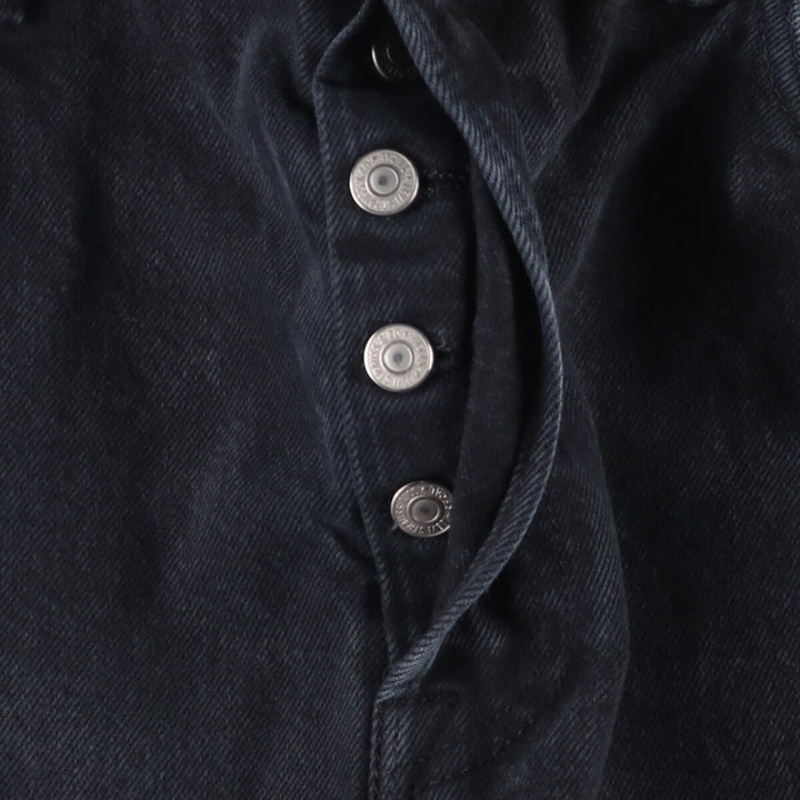 Levi's 501 Black Denim Straight Denim Pants Men's W36 cotton black type Vintage Second Hand
