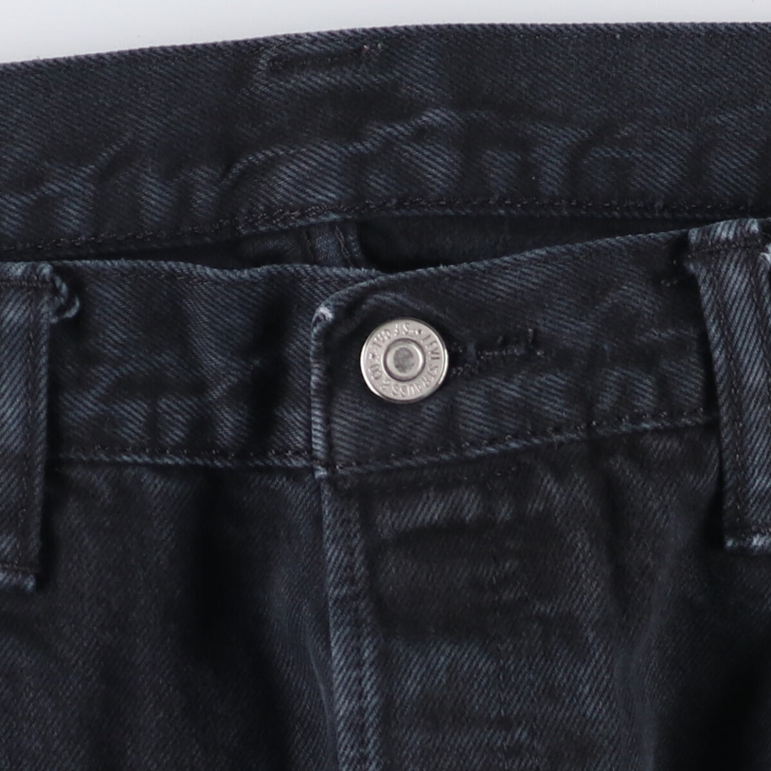 Levi's 501 Black Denim Straight Denim Pants Men's W36 cotton black type Vintage Second Hand