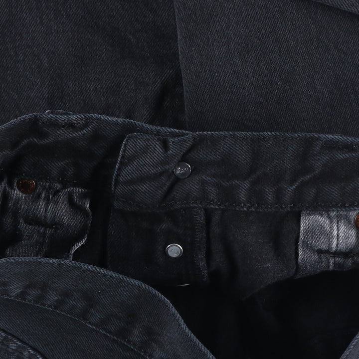 Levi's 501 Black Denim Straight Denim Pants Men's W36 cotton black type Vintage Second Hand
