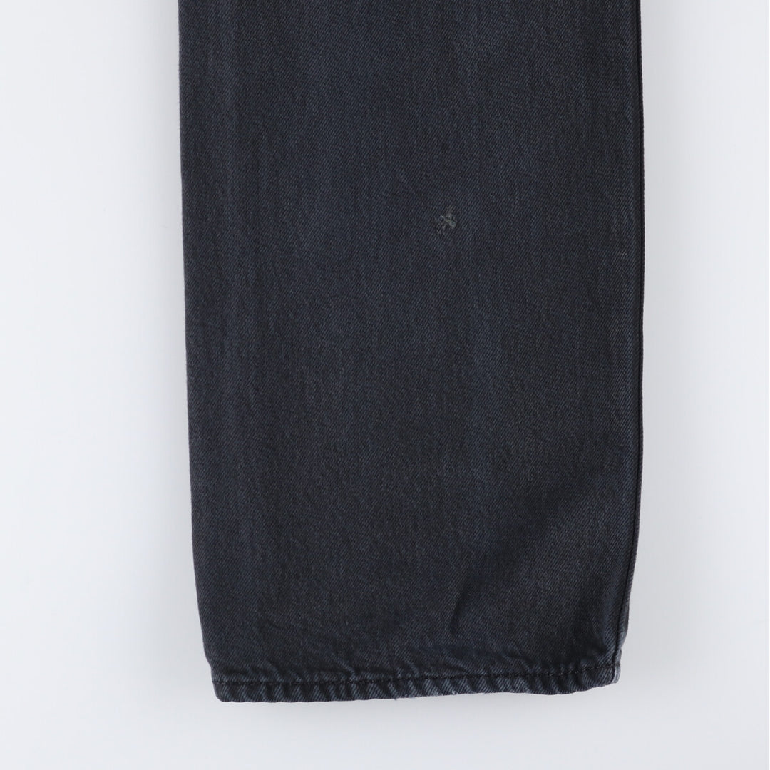 Levi's 501 Black Denim Straight Denim Pants Men's W36 cotton black type Vintage Second Hand