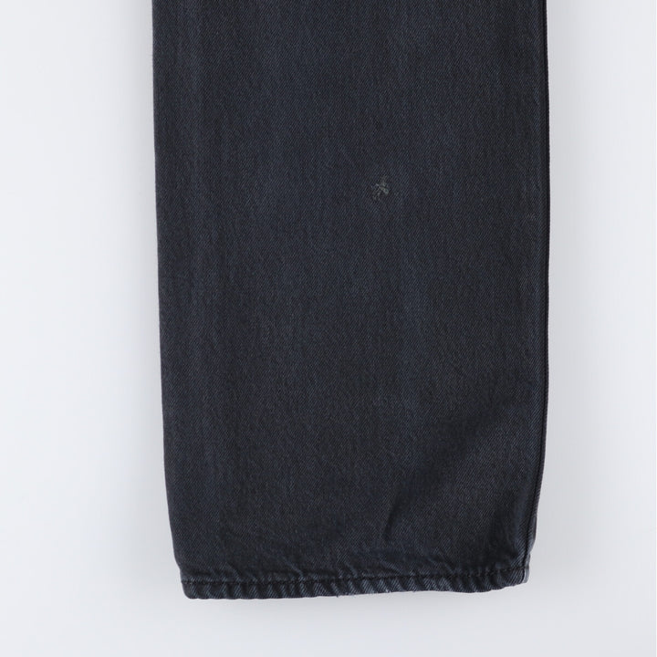 Levi's 501 Black Denim Straight Denim Pants Men's W36 cotton black type Vintage Second Hand