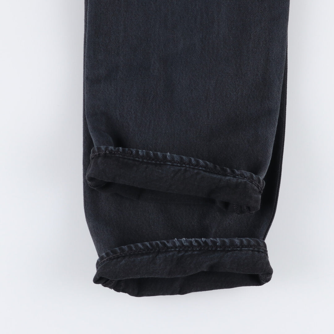 Levi's 501 Black Denim Straight Denim Pants Men's W36 cotton black type Vintage Second Hand