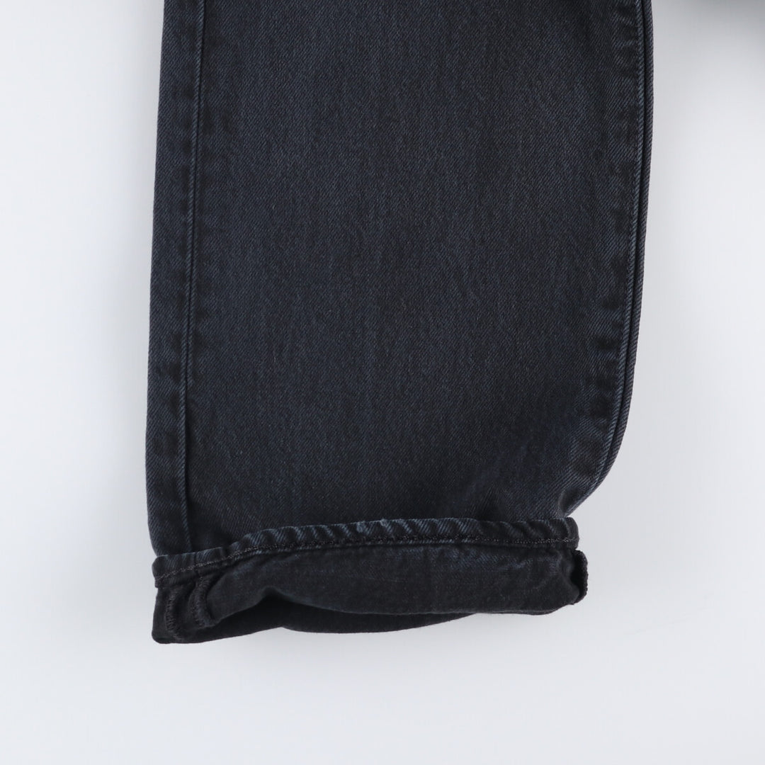 Levi's 501 Black Denim Straight Denim Pants Men's W36 cotton black type Vintage Second Hand