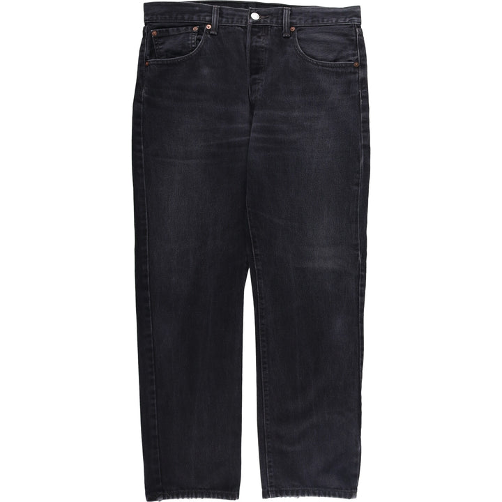 Levi's 501 Black Denim Straight Denim Pants Men's W36 cotton black type Vintage Second Hand