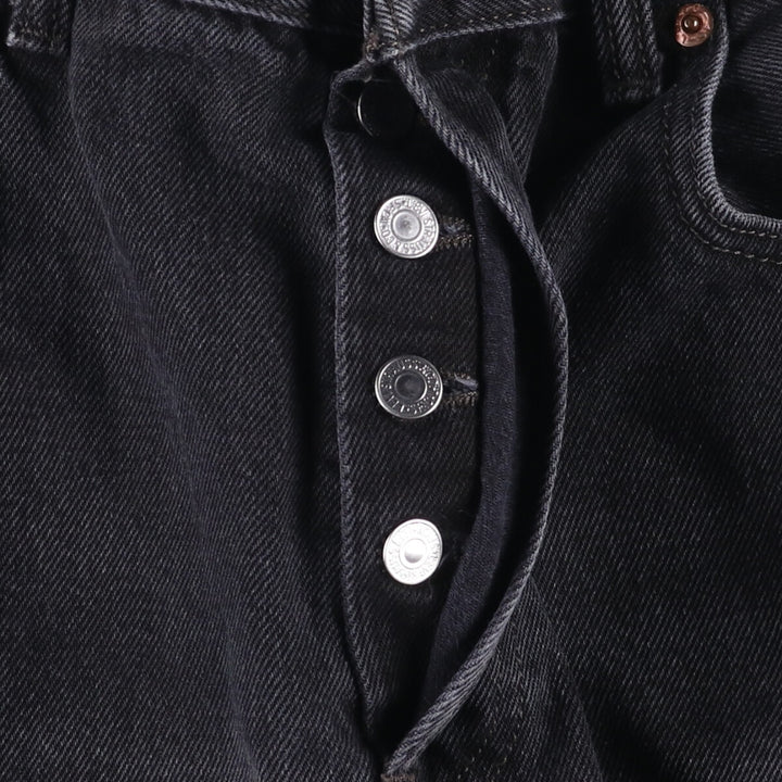 Levi's 501 Black Denim Straight Denim Pants Men's W36 cotton black type Vintage Second Hand