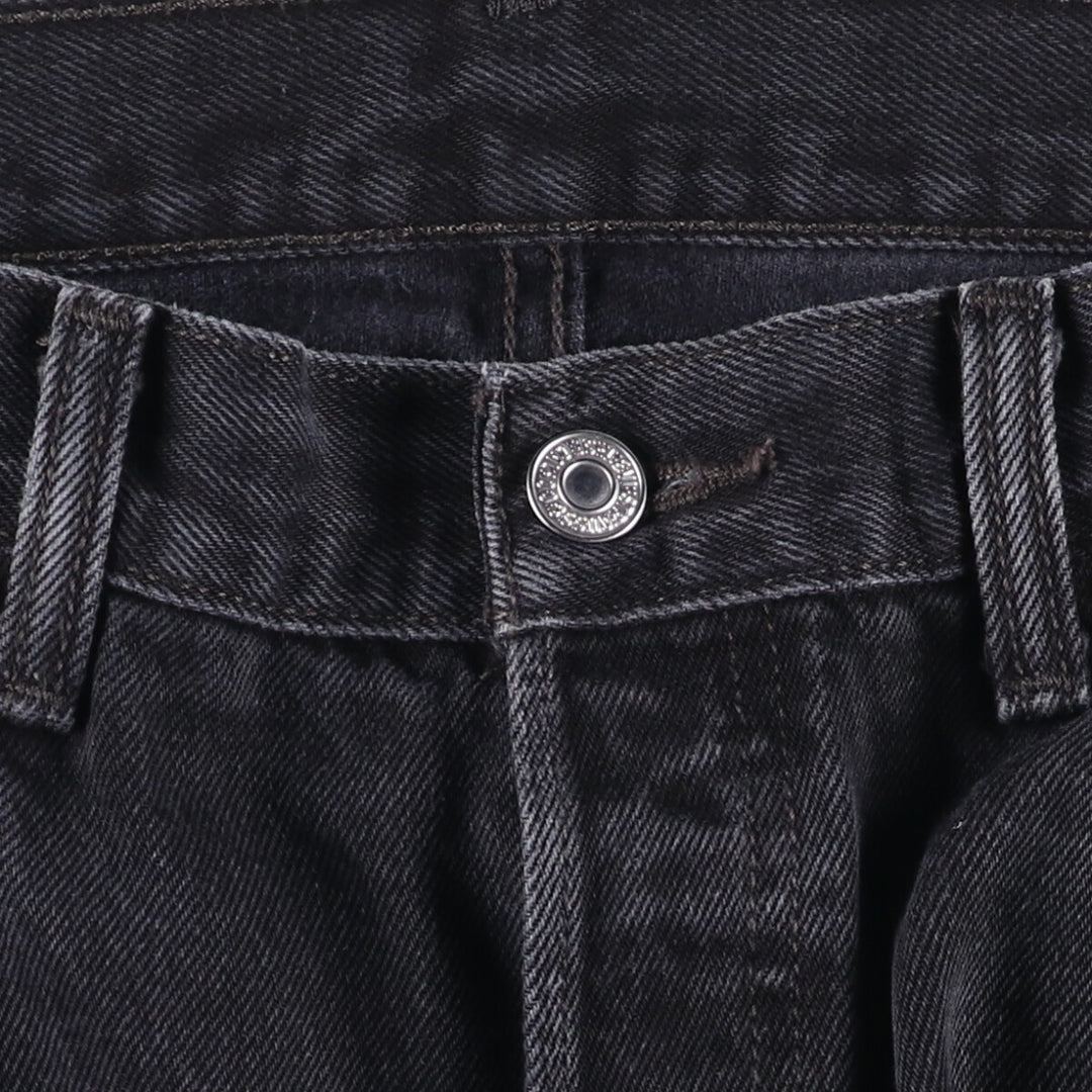 Levi's 501 Black Denim Straight Denim Pants Men's W36 cotton black type Vintage Second Hand