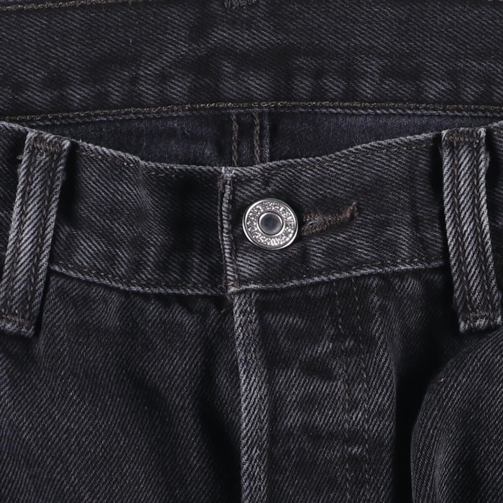 Levi's 501 Black Denim Straight Denim Pants Men's W36 cotton black type Vintage Second Hand