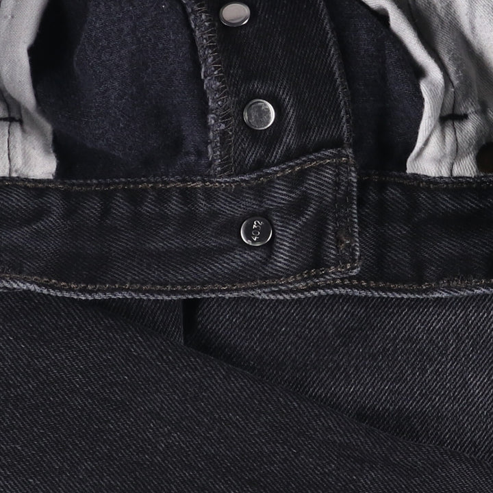 Levi's 501 Black Denim Straight Denim Pants Men's W36 cotton black type Vintage Second Hand