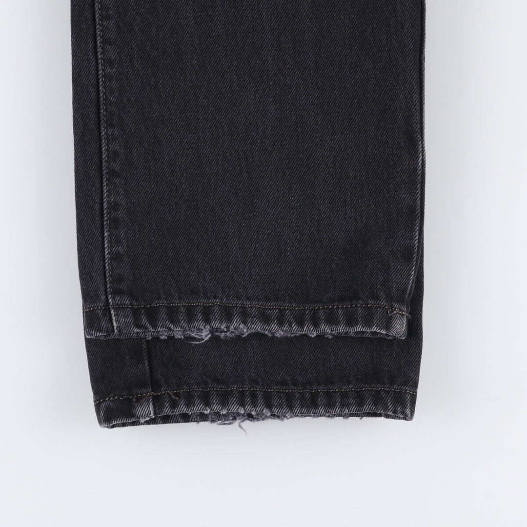 Levi's 501 Black Denim Straight Denim Pants Men's W36 cotton black type Vintage Second Hand