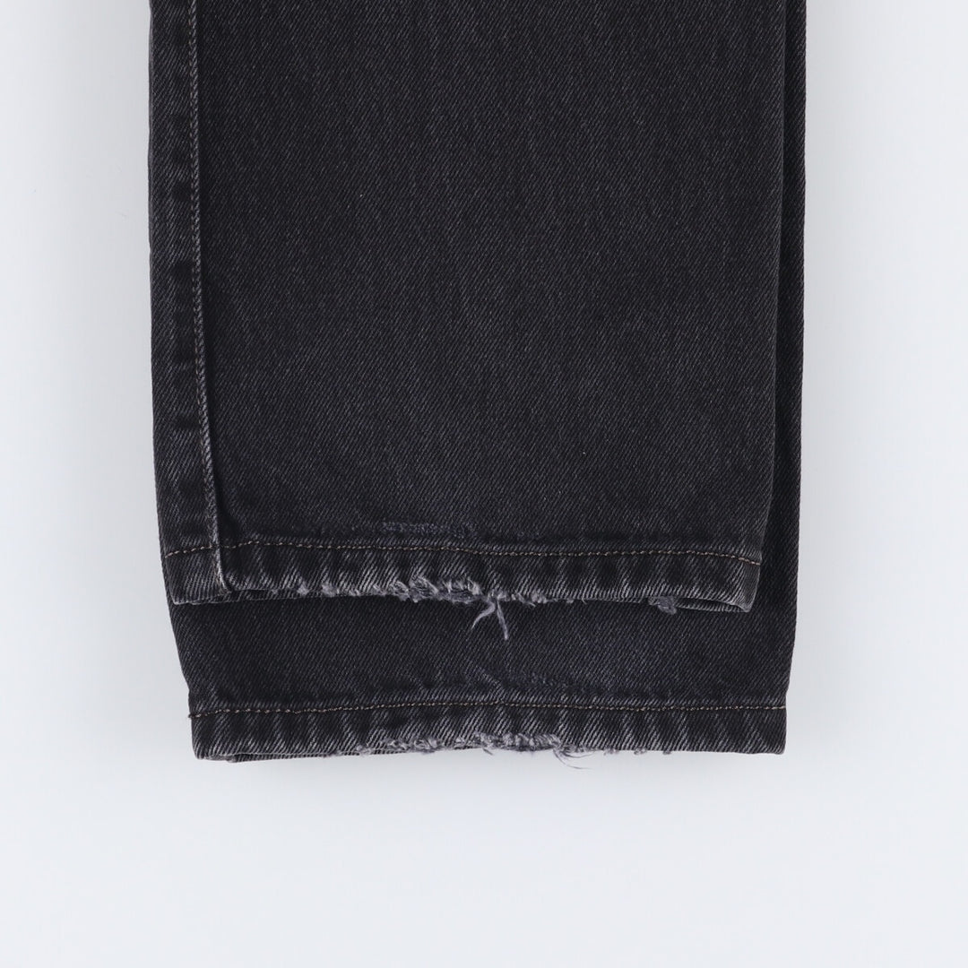 Levi's 501 Black Denim Straight Denim Pants Men's W36 cotton black type Vintage Second Hand