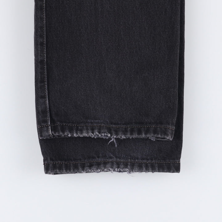 Levi's 501 Black Denim Straight Denim Pants Men's W36 cotton black type Vintage Second Hand