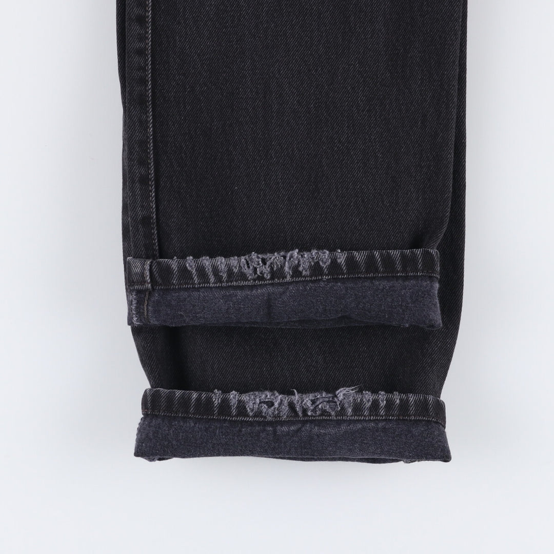 Levi's 501 Black Denim Straight Denim Pants Men's W36 cotton black type Vintage Second Hand