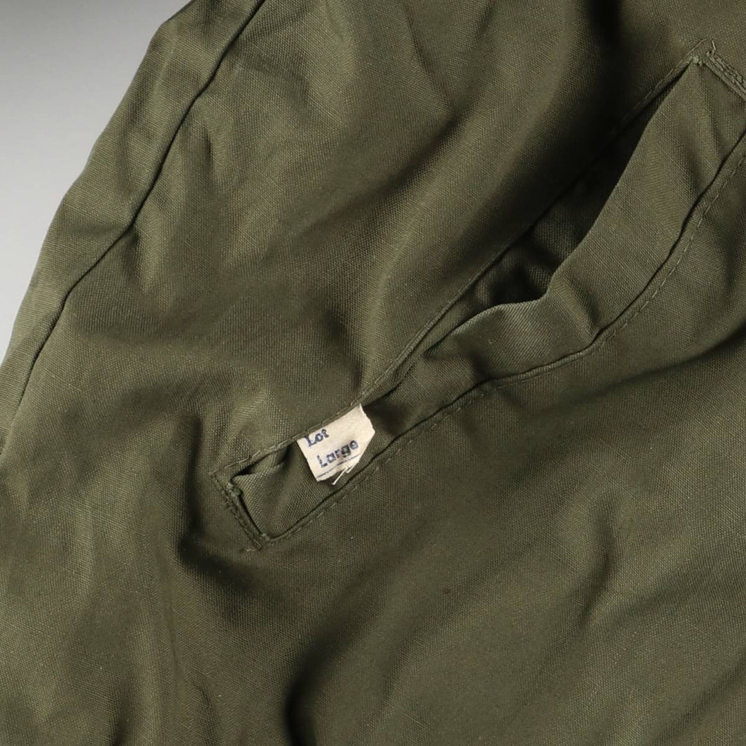 Civilian Tanker Jacket, Padded Military Flight Jacket, Men's Size L, Vintage unclear Khaki type Vintage Second Hand